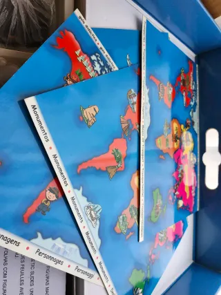 Magnetics Magic-Magnet Diset Mapa Mundo 73 Piezas