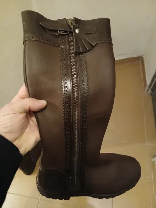 Botas camperas piel marrones