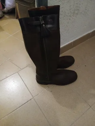 Botas camperas piel marrones