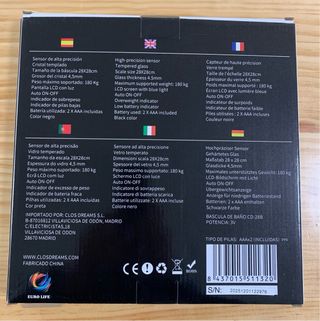 Báscula Digital Euro Life