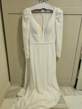 Vestido de novia Lunanovias – elegante y atemporal