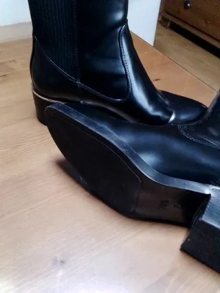 Botas Zara Mujer Negras