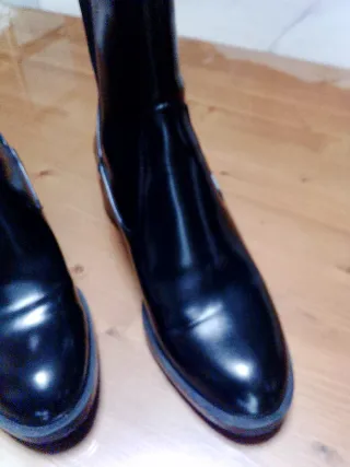 Botas Zara Mujer Negras