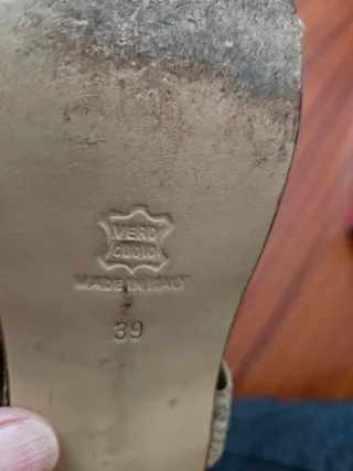 Scarpe Sintonia donna vera pelle beige 39