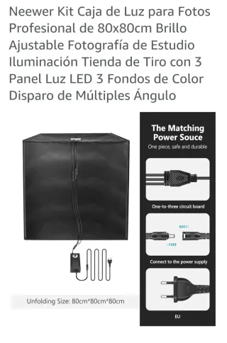 Kit Fotografía Bodegón Estudio Portátil