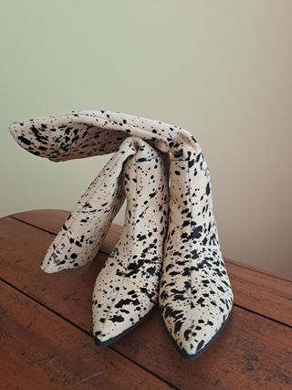 Botas altas animal print