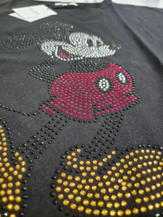Camiseta Mickey con pedrería de COUCHEL