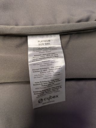 Visorino solare CYBEX grigio per passeggini