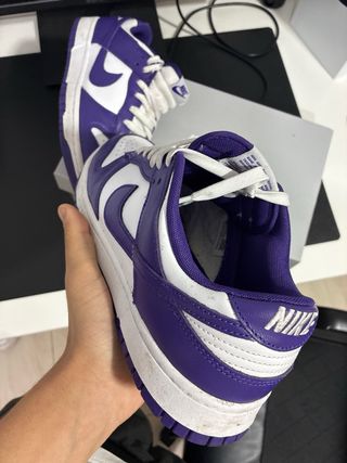 Nike Dunk Low Morado y Blanco