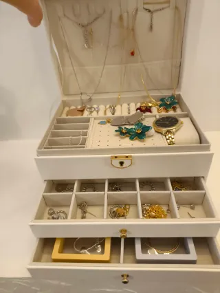 Portagioie bianco grande