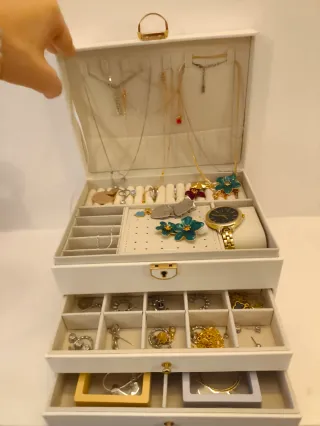 Portagioie bianco grande