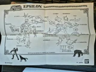 Caballeros del Zodíaco Épsilon Bandai 1987