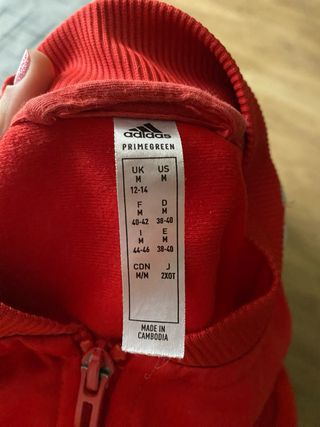 Chaqueta Adidas Roja