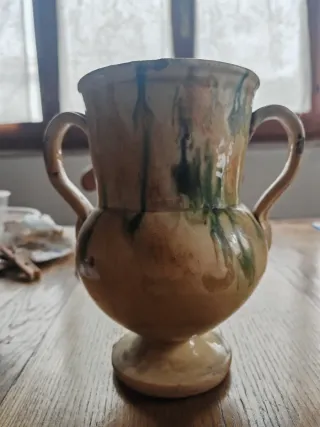 Vaso ceramica con manici