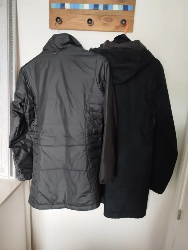 Abrigo Columbia Mujer Negro