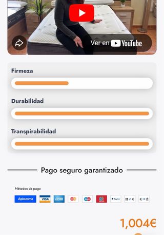 Colchón Spring Top 5.0 150x200