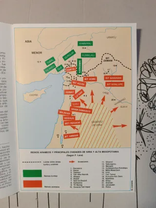 Los arameos. Historia 16. 1985