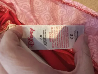Disfraz Princesa Disney Talla 7-8