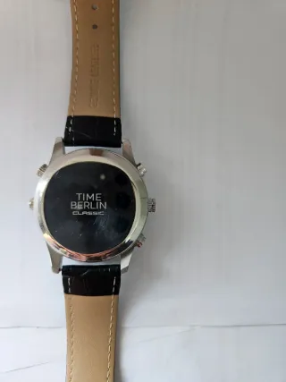 Reloj TIME BERLIN Classic Hombre Negro/Plata