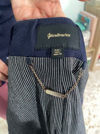 Abrigo azul marino mujer