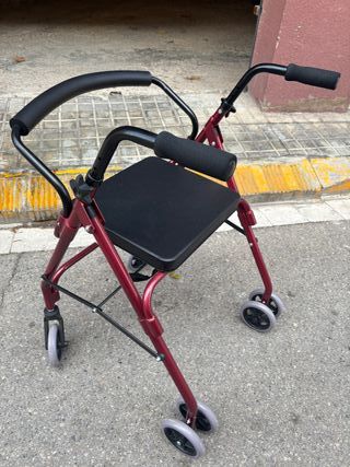 Andador aluminio García 1880 con asiento