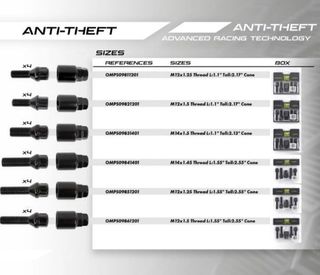 Tornillos antirrobos OmP