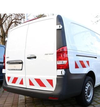 Pack 4 cintas reflectantes rojas-blancas