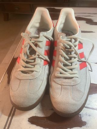 Zapatillas Adidas Spezial Beige/Rojo