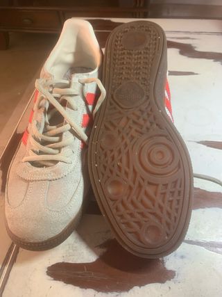 Zapatillas Adidas Spezial Beige/Rojo