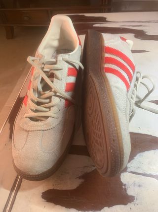 Zapatillas Adidas Spezial Beige/Rojo
