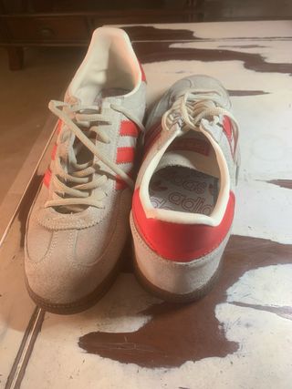 Zapatillas Adidas Spezial Beige/Rojo