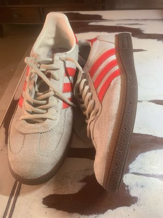 Zapatillas Adidas Spezial Beige/Rojo