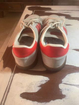 Zapatillas Adidas Spezial Beige/Rojo