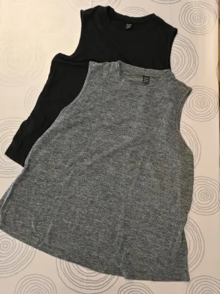 2 Camisetas sin mangas embarazo