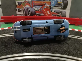 Scalextric Jaguar E-Type Altaya Azul