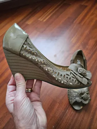 JOXY Scarpe donna con zeppa aperta