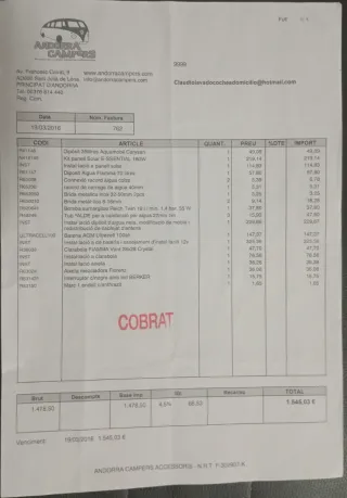 Caravana 750kg con documentación