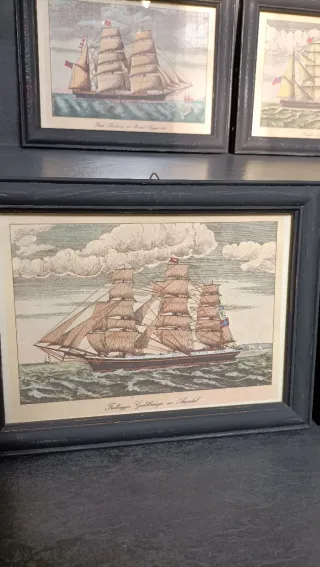 Stampe navi a vela antiche