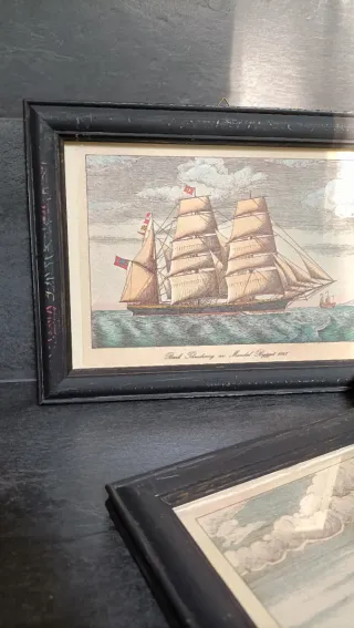 Stampe navi a vela antiche