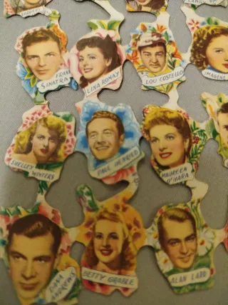 Cromos Troquelados Cine Años 40/50