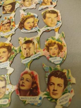 Cromos Troquelados Cine Años 40/50