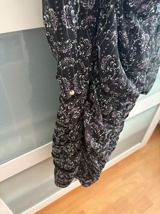 Vestido Green Coast Negro/Morado