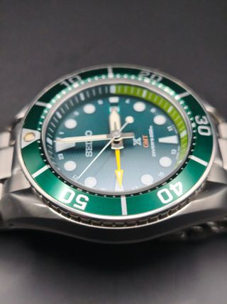 Seiko Sumo GMT Solar Diver 200m SFK003J1 Verde