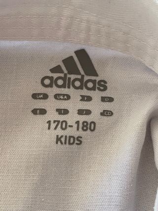 Kimono Karate Adidas infantil 170-180 cm blanco