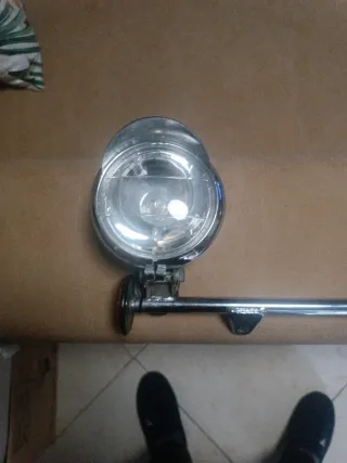 Faros Moto Custom Cromados