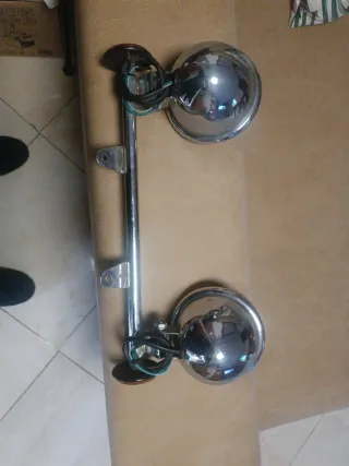 Faros Moto Custom Cromados