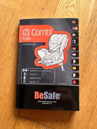 Silla Coche BeSafe IZI Combi X4 Negra