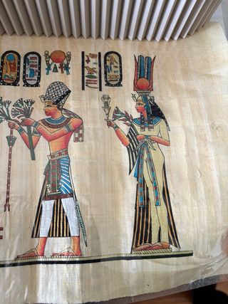 Papiro Egipcio Auténtico con Certificado