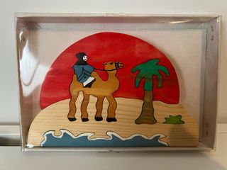 Puzzle madera artesanal Sahara desierto