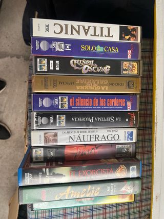 Lote Películas VHS Clásicas